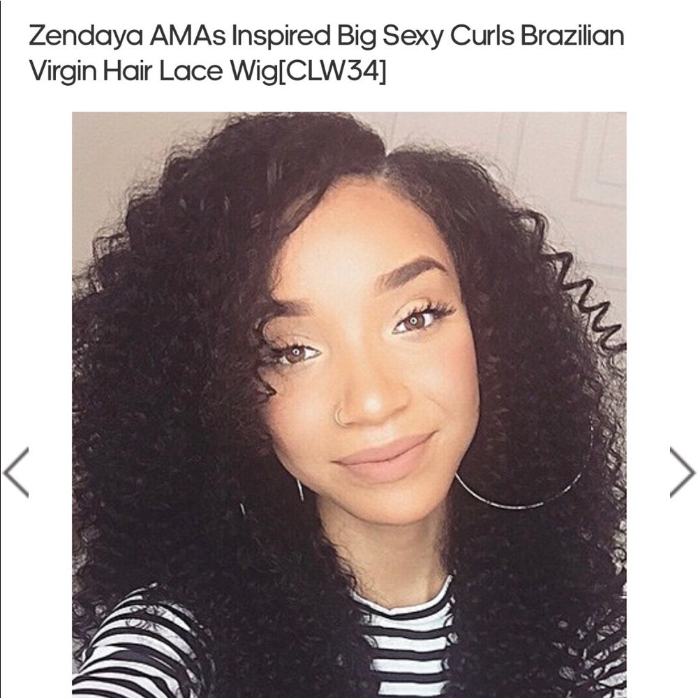 Zendayah inspired lace front wig